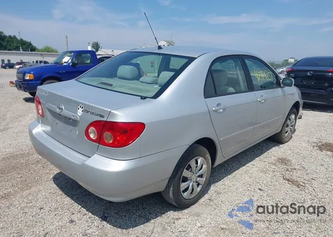 2006 Toyota Corolla Le из США, поврежденный, VIN 2T1BR32E66C709829